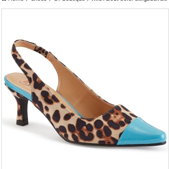 BRAND NEW WILD ABOUT COLOR SLINGBACK BY EY BOUTIQUE STYLISH SLINGBACKS SHOES - Picture 14 of 14